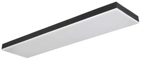 Plafoniera LED Doro 41594D4, cu telecomanda, 24W, 1800lm, lumina calda+neutra+rece, IP20, alba+neagra, Globo Lighting