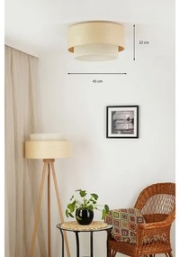 Brilagi - Lustr ARIZONA BOHO 1xE27/15W/230V pr. 45 cm bejliu