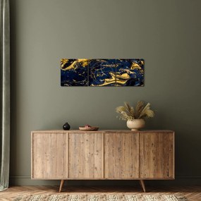Tablou abstracției (cu ceas) (90x30 cm)