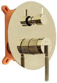 Set de dus incastrat Rea Argon auriu + BOX