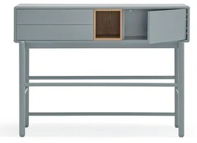 Masă consolă albastră/gri 35x120 cm Corvo – Teulat