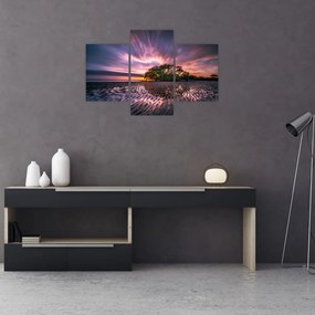 Tablou copacului pe plajă (90x60 cm)