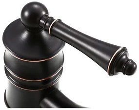 REA-B0227 - Baterie pentru lavoar VINTAGE OLD 31 cm, neagră