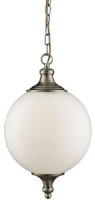 Lustra / Pendul design clasic Avalon alama antic / opal 3051AB SRT