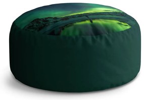 Taburet Circle strălucire verde, verde