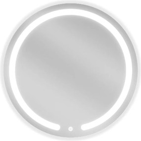 Mexen Rose oglindă de baie iluminată, rotundă 60 cm, LED 6000K, antiaburire - 9810-060-060-611-00