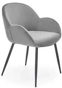 Scaun tapitat K480 - Gri