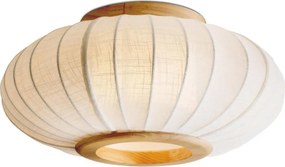 Halo Design 749362 - Plafonieră BALLOON 1x E27/40W/230V, Ø 40 cm, stejar/alb