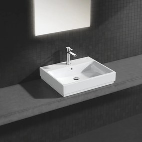 Lavoar Grohe Cube Ceramic 60, montaj pe blat Pure Guard, alphine white - 3947700H