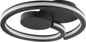 Brilliant - Plafonieră LED REVOLA, 33W, 230V, Ø 40 cm, neagră