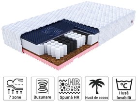 Saltele Gina cu arcuri împachetate 90x200 (2 buc) - 1+1