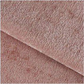 Canapea roz extensibilă/cu spațiu de depozitare cu tapițerie din chenille cu colț pe partea dreaptă 223 cm Fabillo – ELTAP