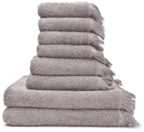 Prosoape de baie gri/maro 8 buc. din bumbac – Bonami Selection