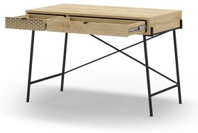 Birou cu aspect de lemn de stejar 60x110 cm Ecrin – Marckeric