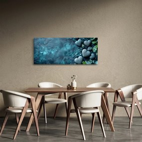 Tablou - Pietre în formă de inimă (120x50 cm)