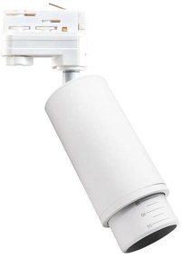 Spot pentru sistem de șină trifazic MICA 1xGU10/25W/230V alb