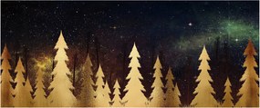 Tablou - Noapte de aur (120x50 cm)