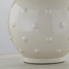 Veioza LUX, Ceramica Ivory, Tesatura In, ANNABELLE