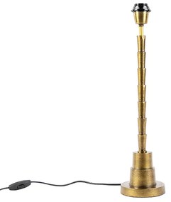 Lampă de masă Art Deco bronz fără abajur - Pisos