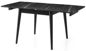 Masă de sufragerie Totem Black Marble