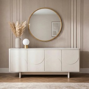 Comoda cu blat ceramic SAVOY 180cm alb