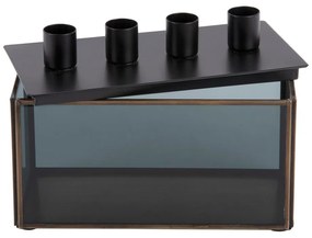 Sfeșnic din sticlă Boxed Rectangle – PT LIVING