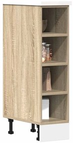 vidaXL Dulap inferior &quot;Riga&quot;, stejar sonoma, 20x44,5x81,5 cm
