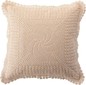 decoDoma Set de 3 fețe de pernă croșetate 40 x 40 cm