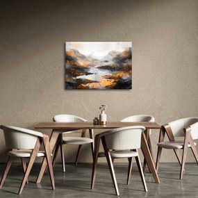Tablou - Pictura peisajelor montane (70x50 cm)