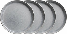 Mäser Set de farfurii de desert 4 bucăți AQUATA – 21 cm, gri