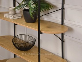 Raft Linde (stejar + negru). 1111370