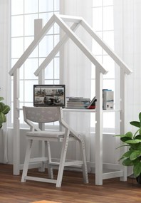 Birou de casă FRANK - alb Desk White