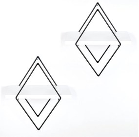 Raft decorativ de perete Duvelo 15 (alb) . 1093637