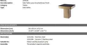 Masuta laterala design elegant Luxus, alama 114119 HZ