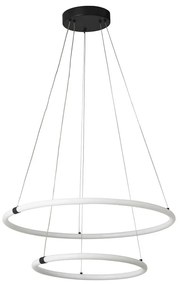 Pendul, Lustra suspendata cu 2 inele, design modern LED, Revolve