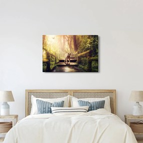 Tablou cu tigrul în djunglă (90x60 cm)