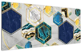 Tablou - Compoziție de marmură (120x50 cm)