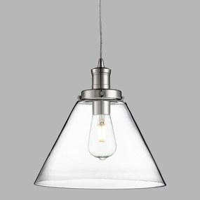 Lustra / Pendul design modern Pyramid crom/clar 3228CC SRT