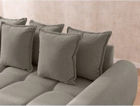 Colțar taupe (cu colț pe partea dreaptă/cu șezlong) Albane – Ropez