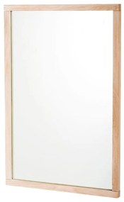 Oglindă cu ramă mată din lemn de stejar, Rowico Lodur