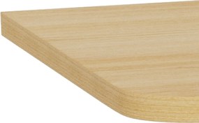 Masă consolă în culoare naturală cu aspect de lemn de stejar 40x140 cm Darlington – Actona