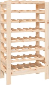 vidaXL Suport de vinuri, 61,5x30x107,5 cm, lemn masiv de pin