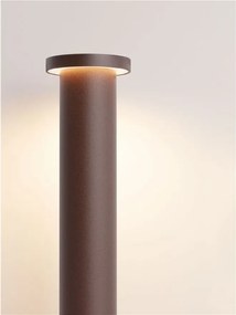 Stalp de exterior LED 3000K, IP65 BAST H-45cm corten