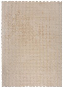 Blană crem sintetică 180x290 cm Waffle Faux Fur – Flair Rugs