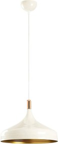 Lustra SAGLAM 3723, alb/auriu, metal, 36x38-124 cm