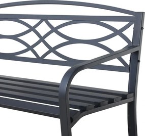 Banca de gradina Renzo, neagra