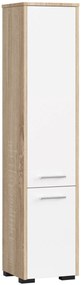 Dulap de baie Farid TYP4 (Stejar sonoma + Alb). 1069758
