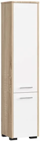 Dulap de baie Farid TYP4 (Stejar sonoma + Alb). 1069758