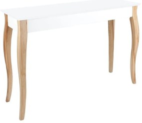 Masă de toaletă cu oglindă Ragaba Dressing Table, lungime 105 cm, alb