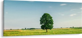 Tablu - Copac în luncă (120x50 cm)